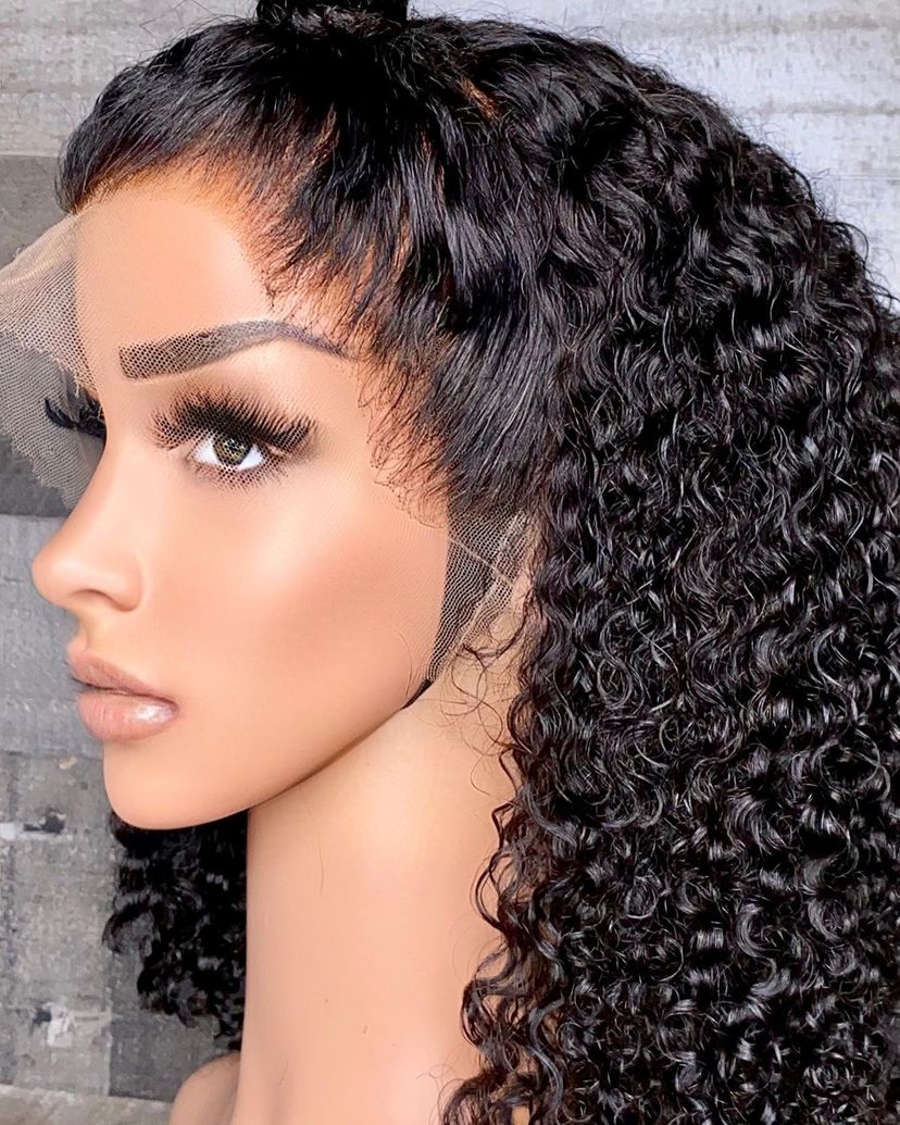HD lace 16" Vietnamese deep curly